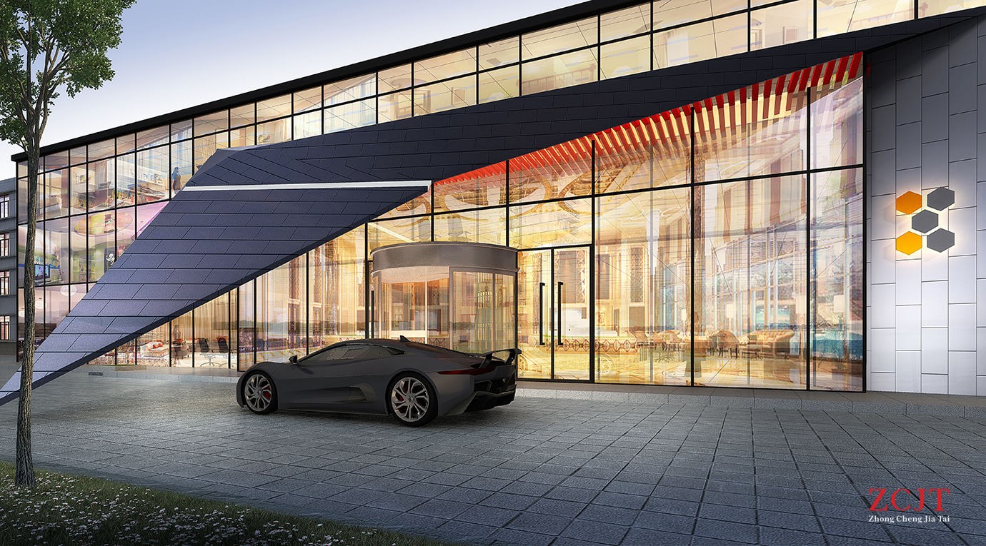 酒店門(mén)頭泊車設(shè)計(jì)案例