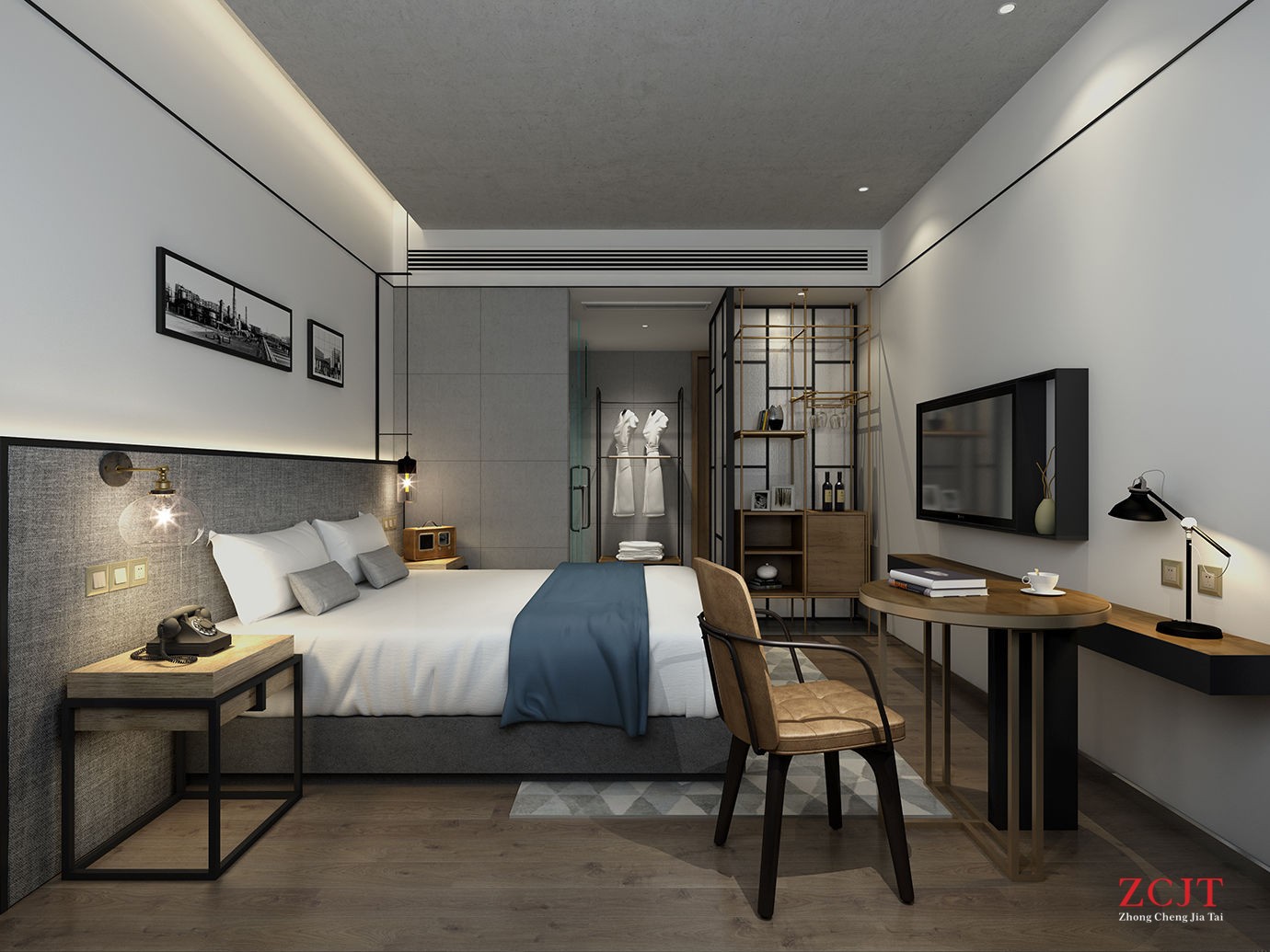 酒店客房裝修、室內(nèi)臥室設(shè)計(jì)