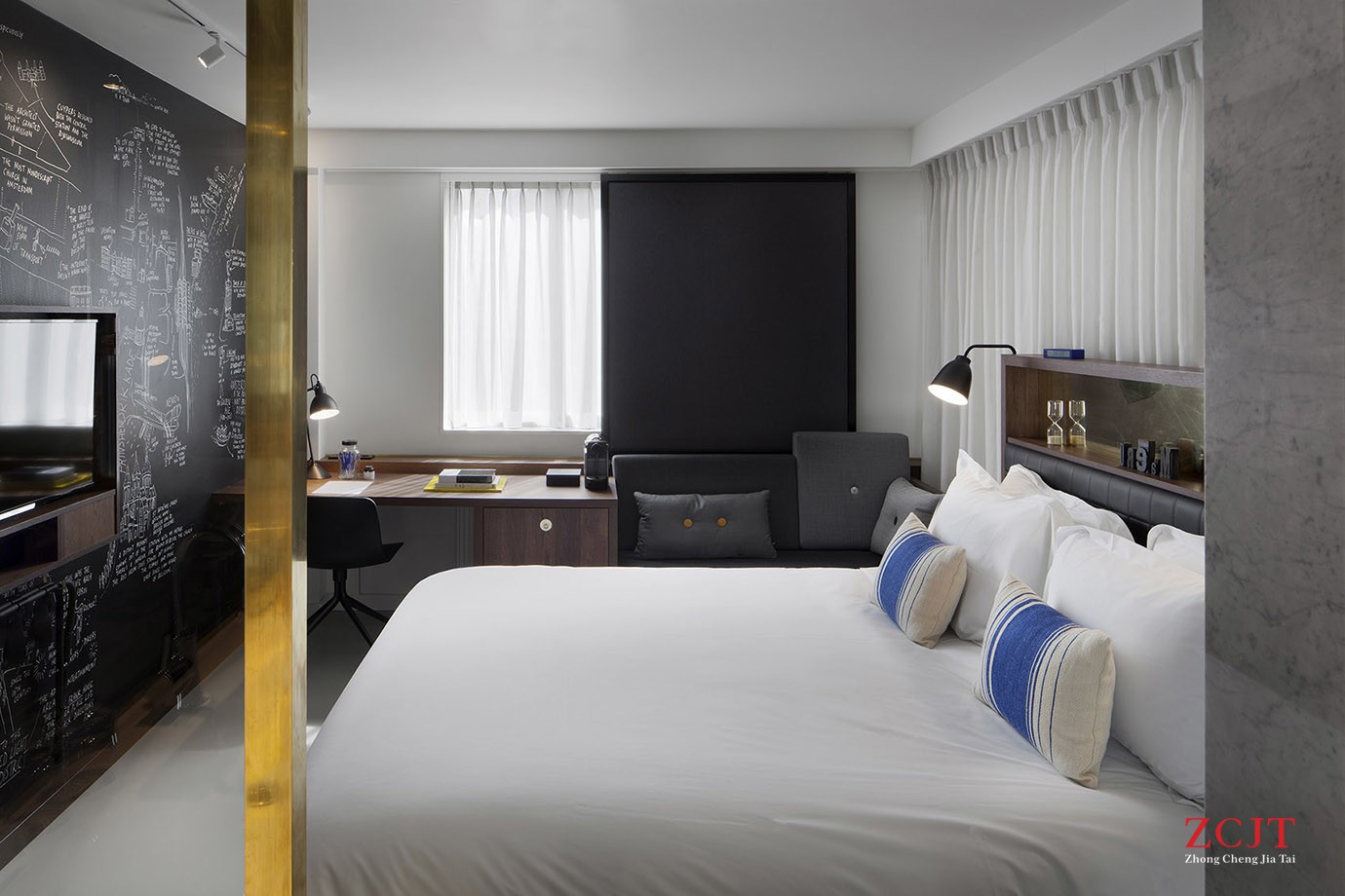 酒店標(biāo)間設(shè)計(jì)裝修施工