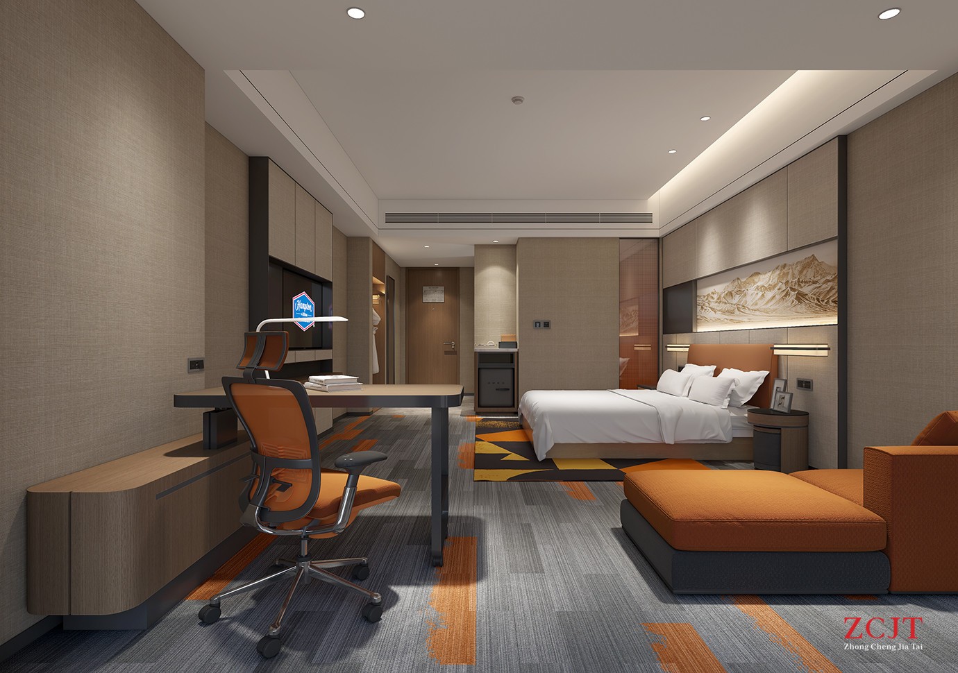 酒店單人間客房