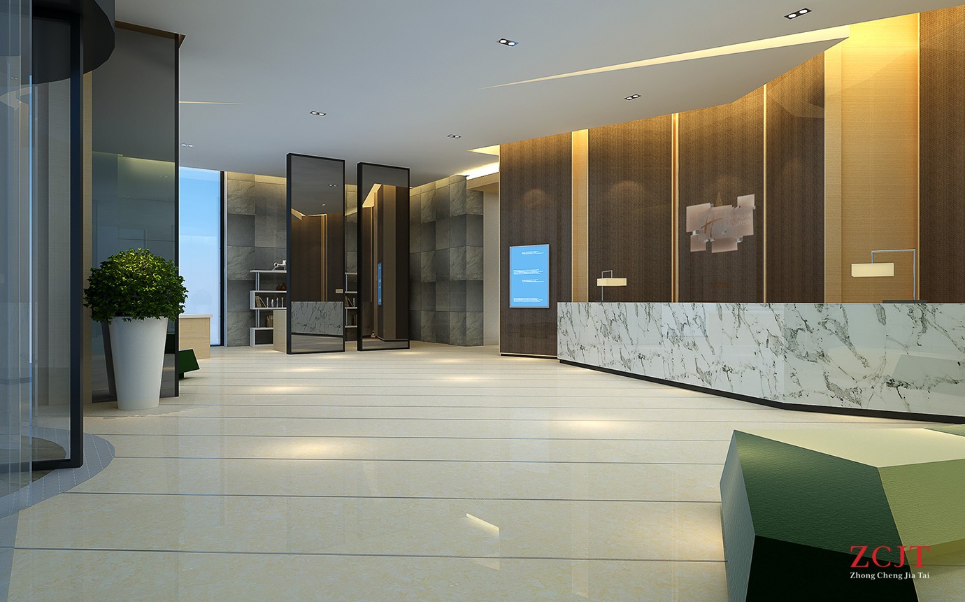 假日酒店前臺(tái)裝修