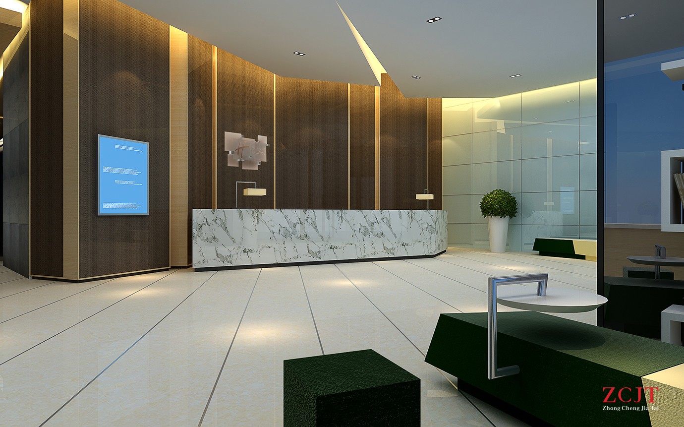 前臺(tái)臨時(shí)等待區(qū)域裝修