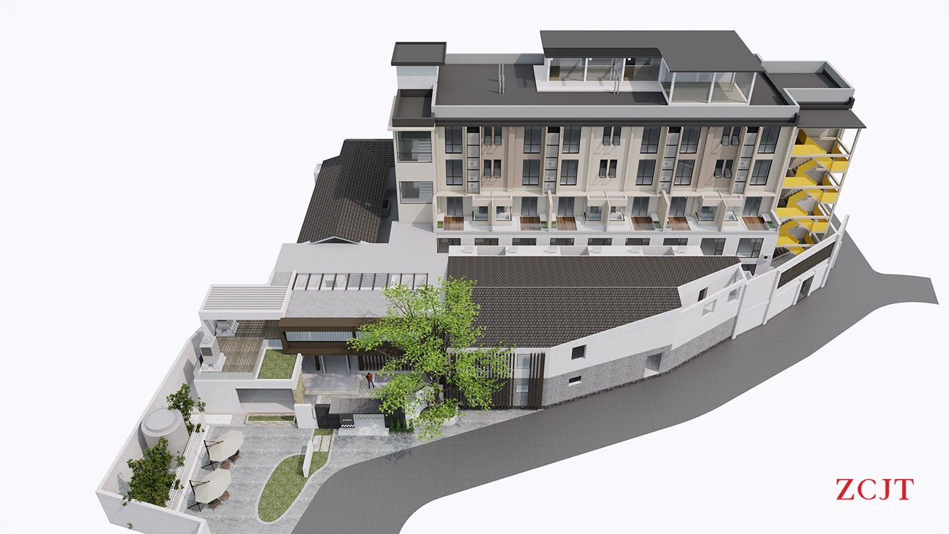 酒店外觀正視圖