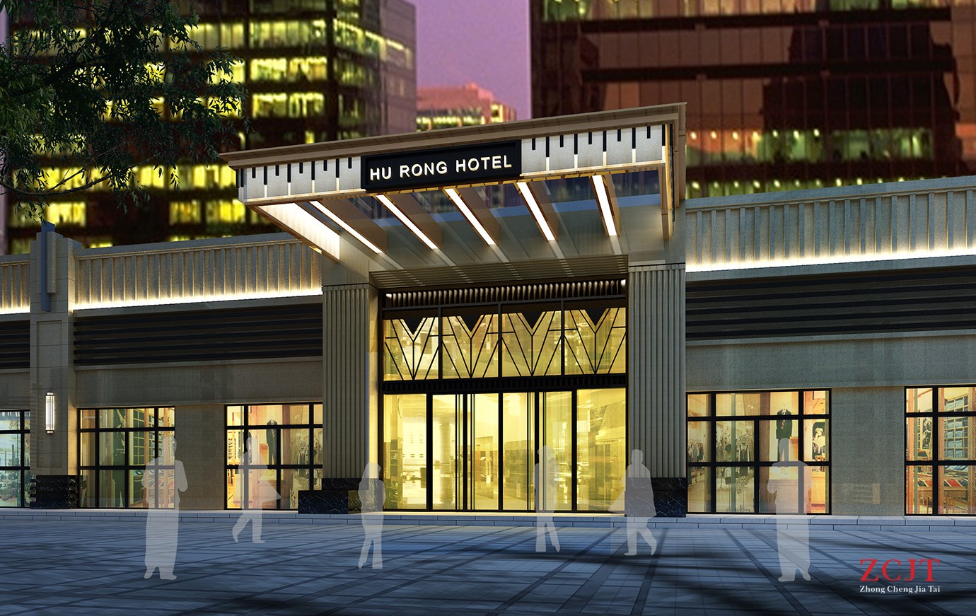 成都酒店門頭設計