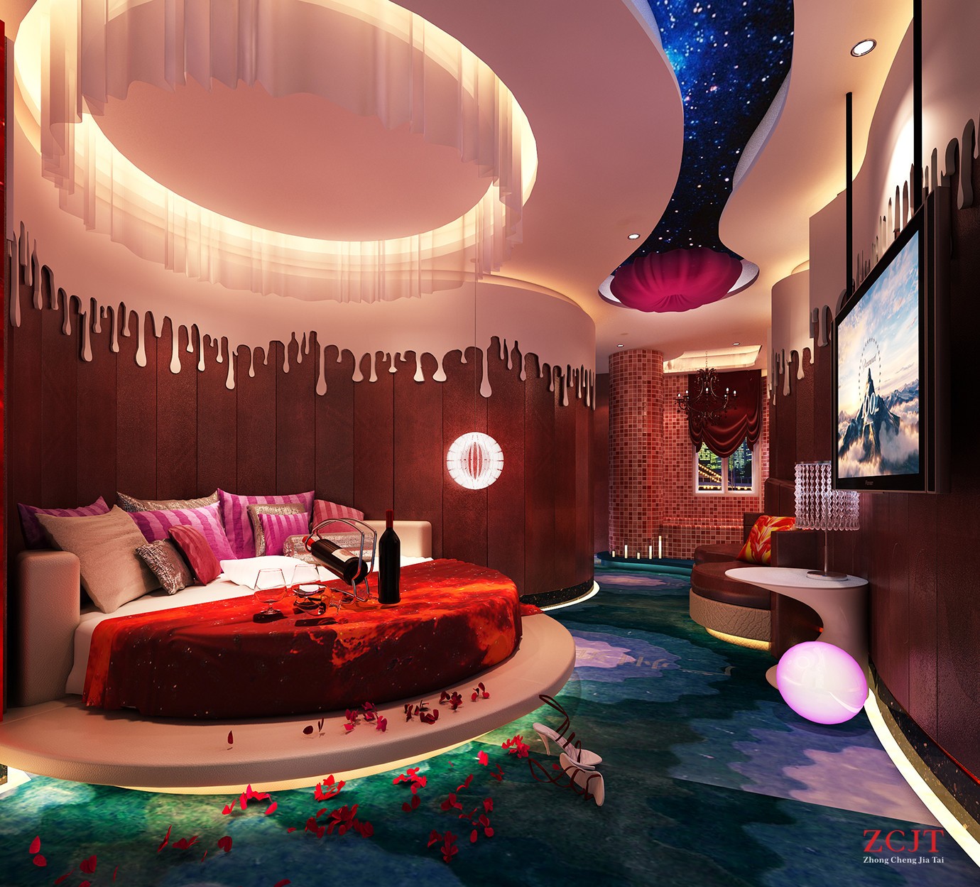 酒店情侶房設計