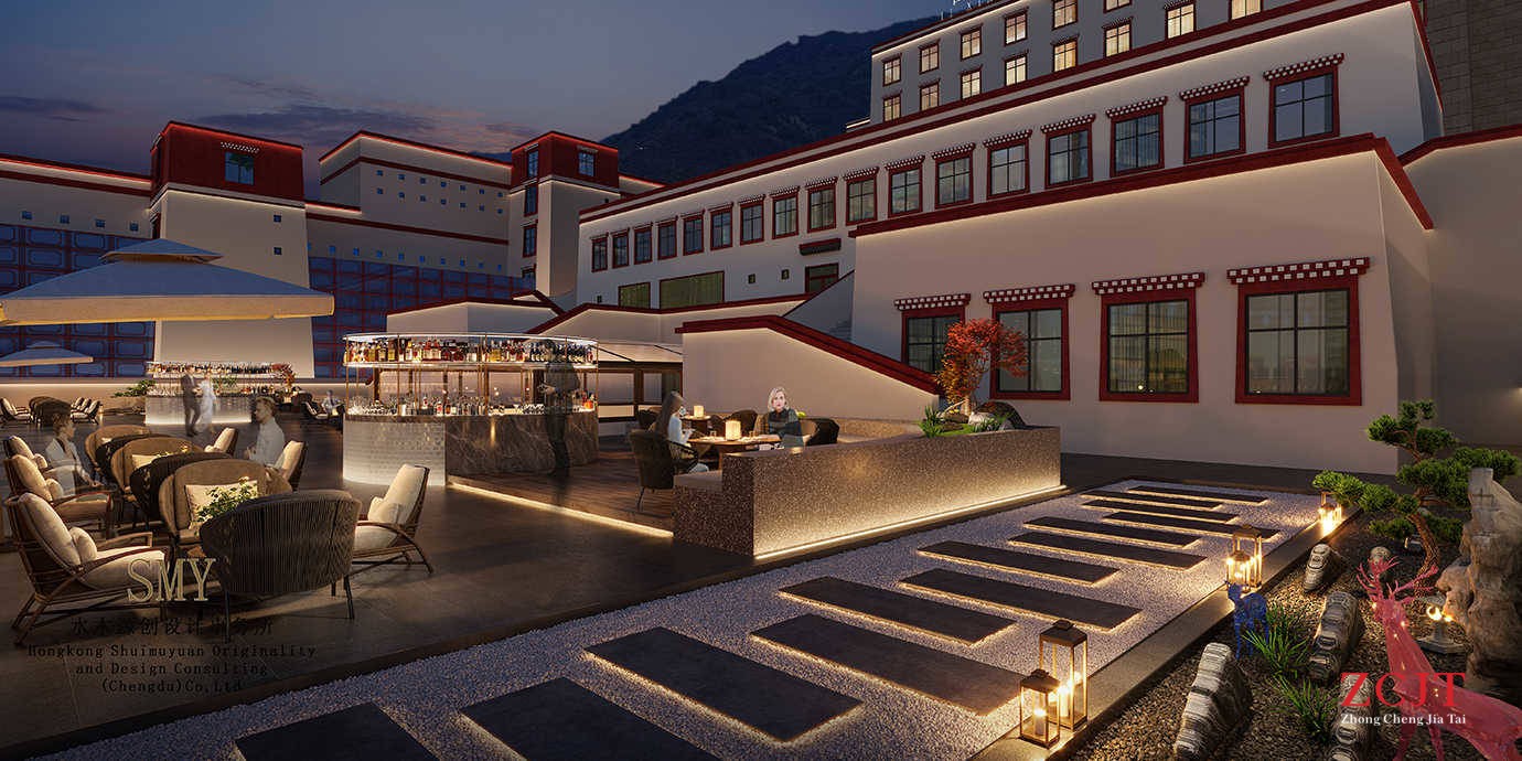 酒店露天餐飲區(qū)