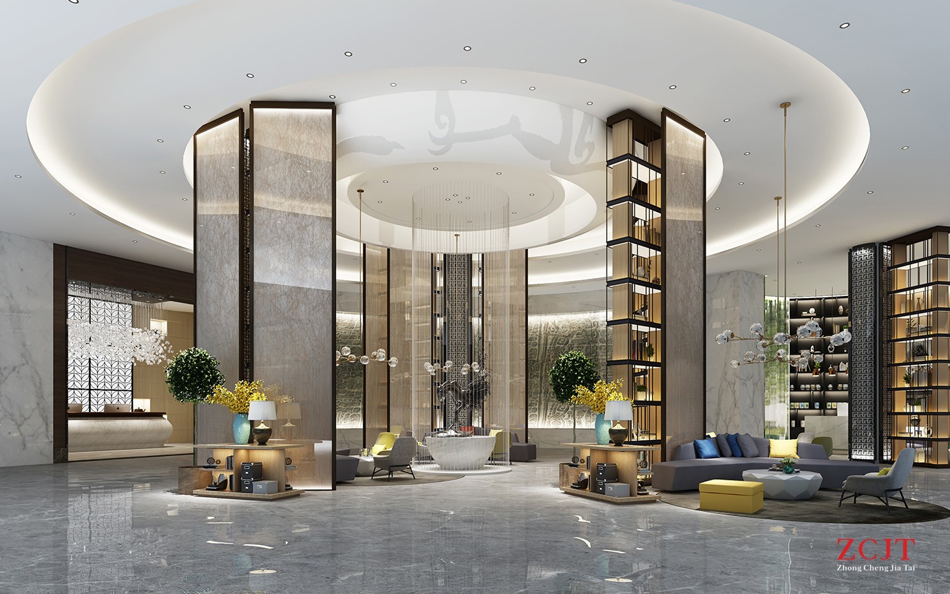 酒店大廳設計、室內空間布局裝修