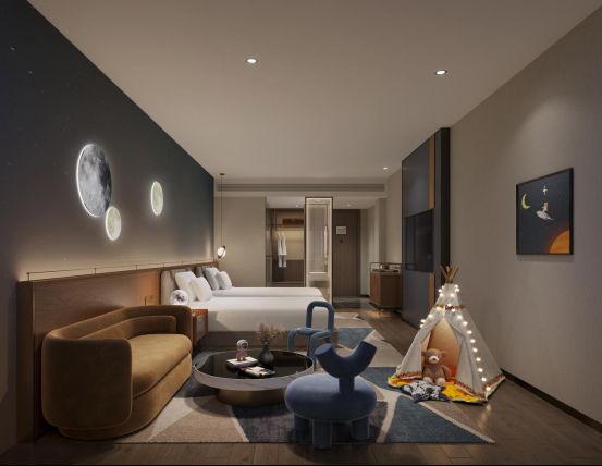 宜賓長寧禪棲海岸酒店親子客房 --最終的落地成果