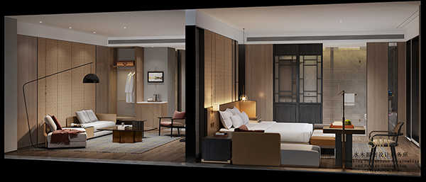 洞穴民宿酒店客房裝修施工